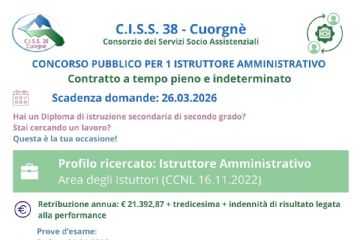 Concorso pubblico per 1 istruttore amministrativo
